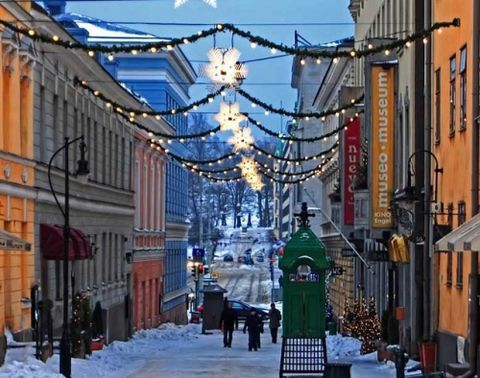 улочка в Финляндии